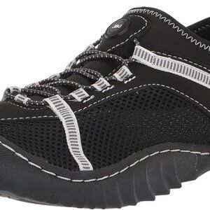 Water Ready Flats Sneakers Womens Rubber Sole Adjustable Support Breathable